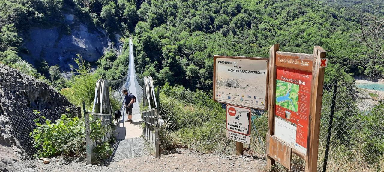 Le Gite Des Vagabonds Chichilianne Exteriör bild